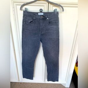 Women’s Dark Grey Riley Long High-Rise Straight Leg Jeans!!!